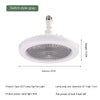 Remote Control Small Fan Lamp Screw Adjustable Light Bedroom Aromatherapy