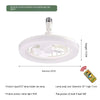 Remote Control Small Fan Lamp Screw Adjustable Light Bedroom Aromatherapy