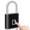 Keyless USB Charging Fingerprint Lock Smart Padlock Waterproof Door Lock |Unlock Portable Anti-theft Padlock Zinc