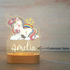 Custom Name Animal Night Light | Personalized Acrylic Lamp for Baby Kids Bedroom Decor | Neonate Birthday Gift