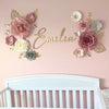 Personalized Acrylic Mirror Gold Wood Name Signs | Home Decor | Gold Wood Name Signs | Wedding, Baby Shower, Nursery Decor