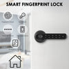 Tuya Biometric Fingerprint Smart Door Lock Electronic Digital Lock Password Keyless Security Door Handle Home