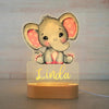 Custom Name Animal Night Light | Personalized Acrylic Lamp for Baby Kids Bedroom Decor | Neonate Birthday Gift