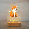 Custom Name Animal Night Light | Personalized Acrylic Lamp for Baby Kids Bedroom Decor | Neonate Birthday Gift