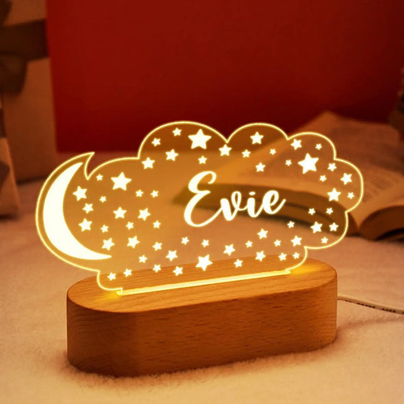 Custom USB Night Light | Personalized  Name Lamp for Nursery | Bedroom Home Decoration | Birthday Souvenir Gift